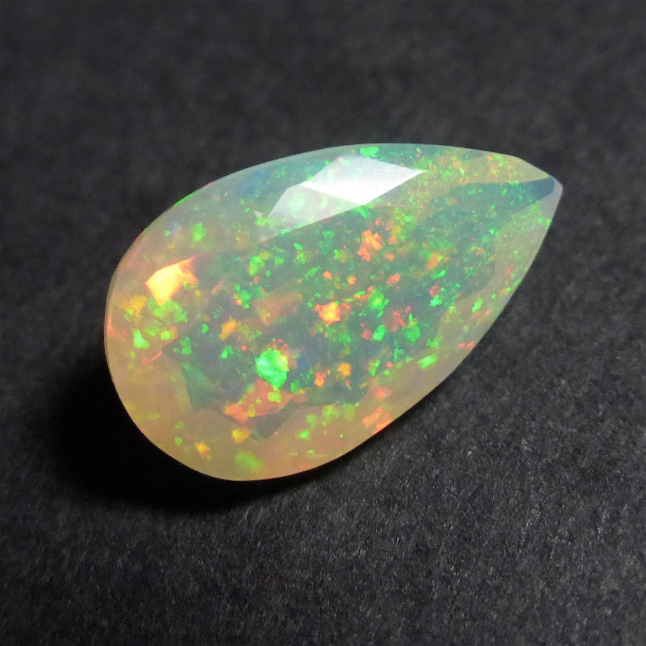Raw Opal Tie Tack, Ethiopian Welo Opal Tie Pin. Precious Opal Gemstone tie  tack