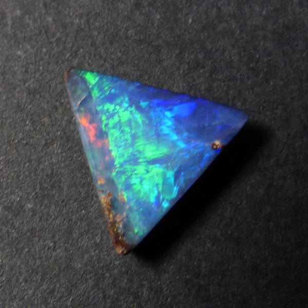 11 x 11 x 3mm - 1.9 carati - Australian Boulder Opal - Opal non trattato - Cabochon - Preziosstone Supplies - NB03
