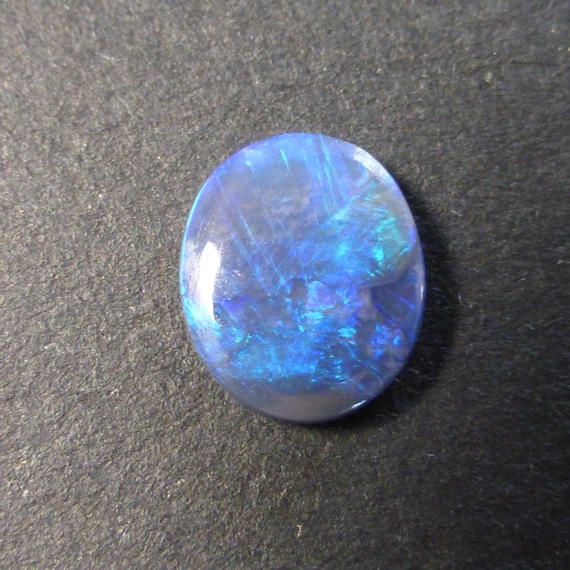 Natural Australian Opal 0.72ct 11 x 9.4 x 1.1mm Video Designer Cabochon Gemstone Supplies WB11 Solid Ridge Opal