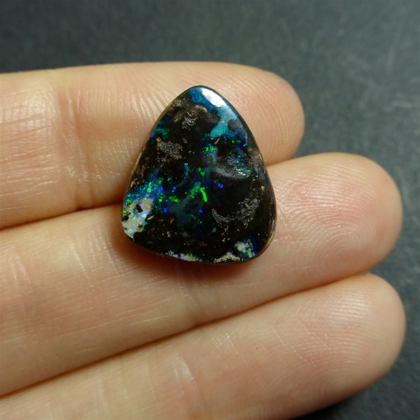 Natural Australian Queensland Boulder Opal Cabochon - Opal -  Untreated Opal - Designer Cabochon - Gemstone Supplies  - FM108