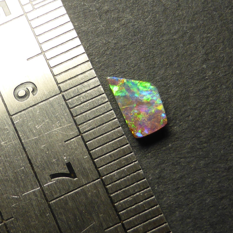 8 x 4.3 x 2.5 mm SX114 Australian Boulder Opal 0.5 Carat Queensland Free Form