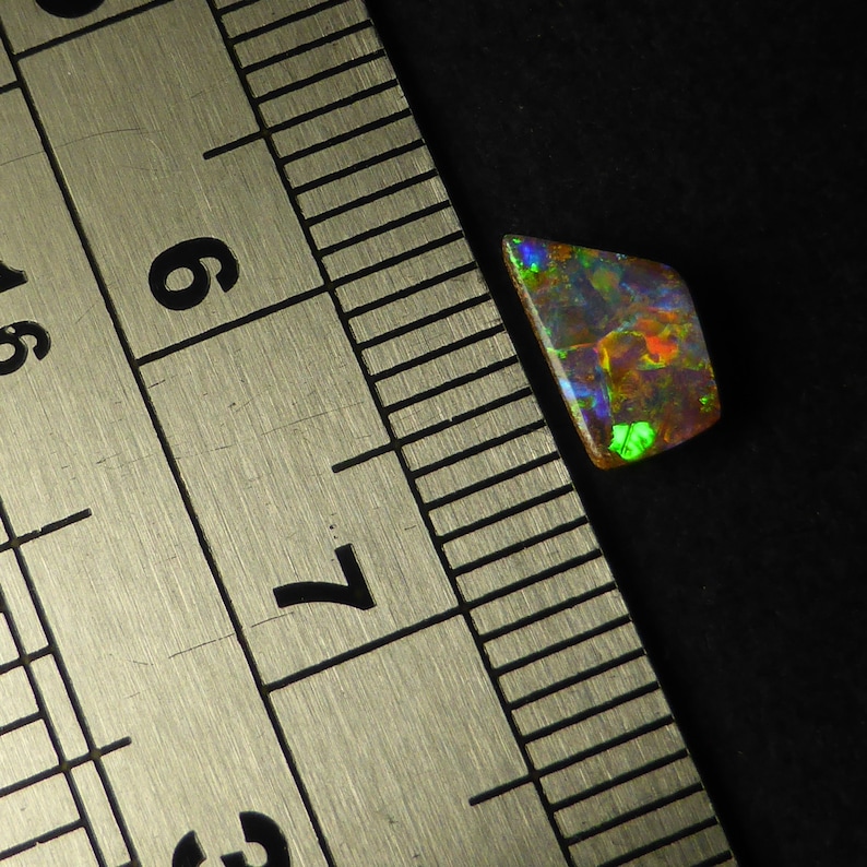8 x 4.3 x 2.5 mm SX114 Australian Boulder Opal 0.5 Carat Queensland Free Form