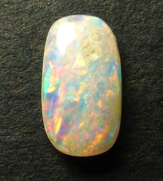 16 x 13 x 6mm Wood Fossil Opal Untreated Opal YU21 7.6ct Australian Boulder Opal Gemstone Supplies Video ! Designer