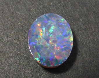 9 x 7 x 2 mm - 1 Carats - Oval Australian Opal Doublet -  Jewellery supplies - Lightning Ridge - Coober Pedy - Cabochon - PH169