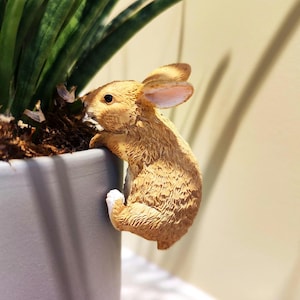 Realistic Rabbit Pot Hanger