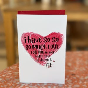 Love for you card