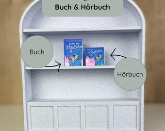 Mini Book & Audiobook Blanks in a Pack of 10 / tiny books and audio books | Item No.: B-MB-SC-001