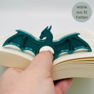 Drachen Seitenhalter / Dragon Page Holder für Bücher | Art.-Nr.: B-PH-KK-001