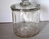 Clear Glass Storage Container La Palina Quality Cigar Home Garden Kitchenware and Dining Food Storage Containers
