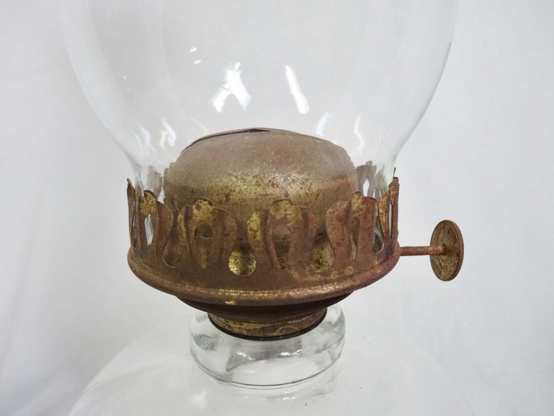 Clear Glass Hurricane Oil Lamp Home and Garden Home and Garden Lighting Lamps Table Lamps Hurricanes