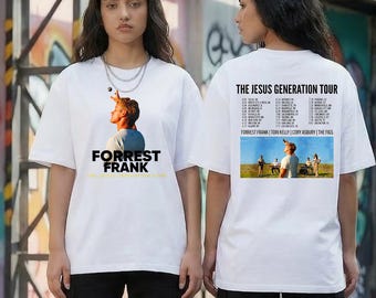 Forrest Frank Jesus Generation Tour Shirt, Christian Worship Tee, Jesus Makes Lemonade, Inspirational Clothing,Christian Pop Concert Apparel