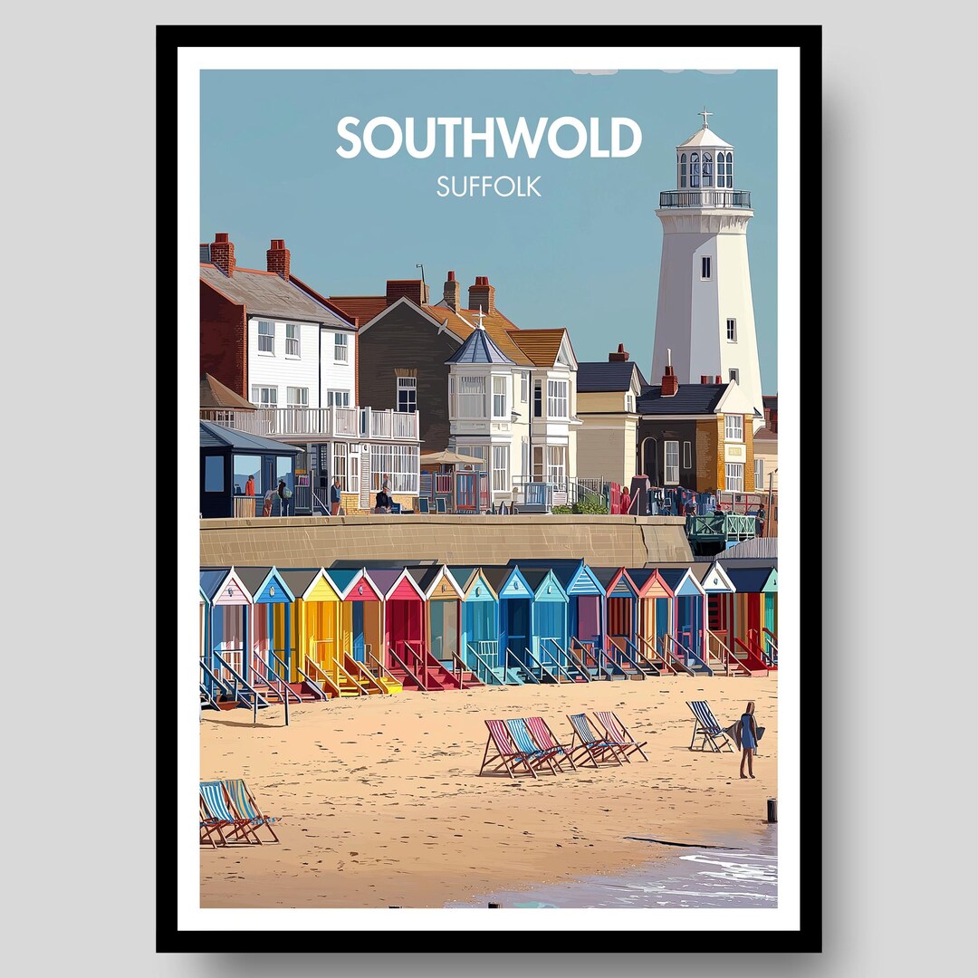 Southwold Poster Suffolk Landscape Southwold Suffolk Suffolk Il Kzs5 