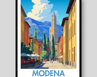Modena Poster - Italienische Wandkunst - Modena Druck - Italien Geschenke