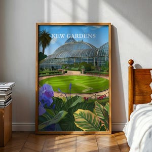 Kew Gardens Poster - London Poster - Kew Gardens - London - Kew Gardens Druck - London Druck - London Wandkunst - London Geschenk - Reiseposter