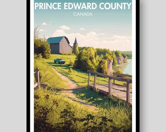 Prince Edward County Poster - Prince Edward County Druck - Ontario Poster - Prince Edward County Geschenke - Ontario Druck - Ontario Wandkunst