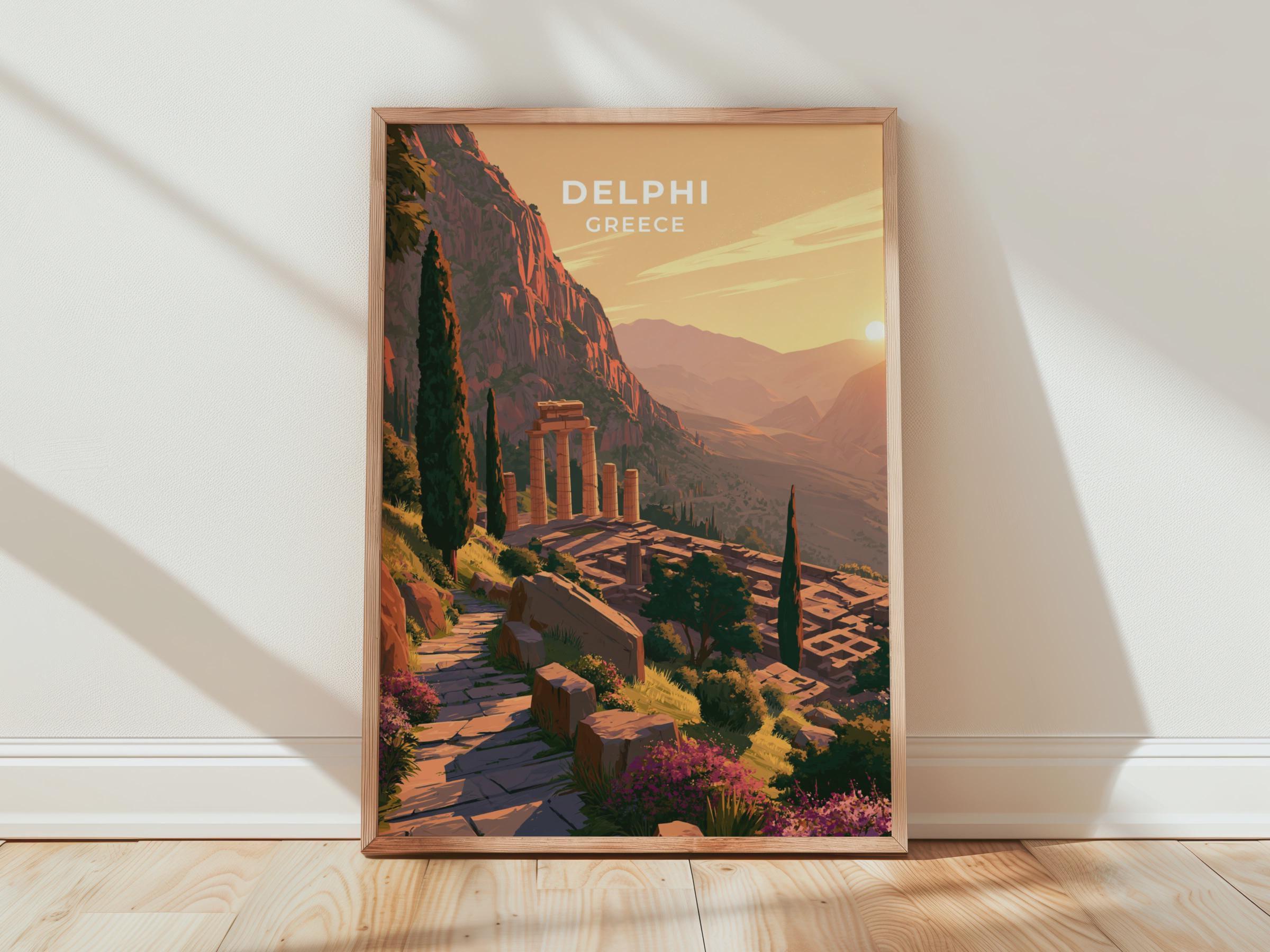 Oracle of Delphi Poster - Etsy