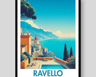 Ravello Poster - Ravello Print - Amalfi Coast Wall Art