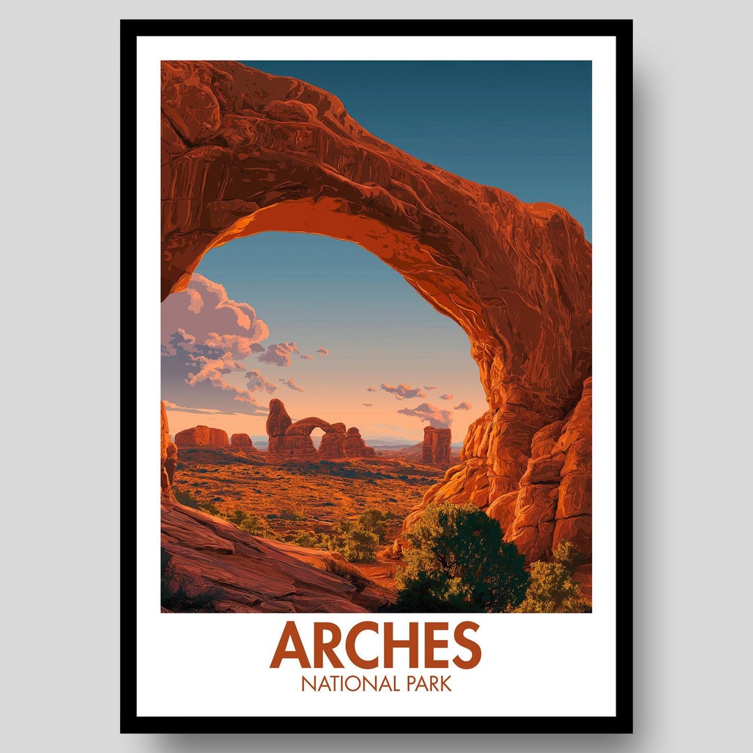 Arches National Park Poster - Arches National Park - Utah Poster ...