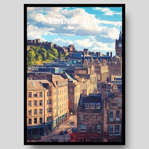 Edinburgh Poster - Schottland Poster - Edinburgh Druck - Schottland - Edinburgh Geschenk - Edinburgh - Reiseposter - Edinburgh Kunst - schottische Geschenke