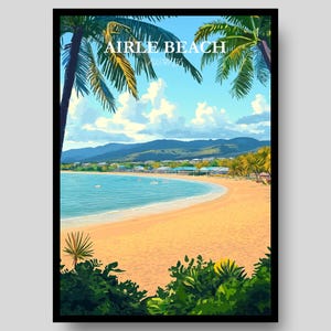Airlie Beach Poster - Australian Wall Art - Whitsundays - Queensland Poster - Australia Poster - Airlie Beach - Australia - Airlie Beach Art