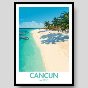 Cancun Poster - Mexico Poster - Cancun Wall Art - Mexican Wall Art - Cancun - Mexico - Cancun Poster - Mexico - Mexico Wall Art - Mexican