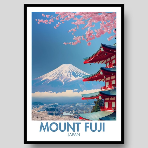 富士山ポスター - 日本の壁掛けアート - 富士山 - 日本 - 富士山