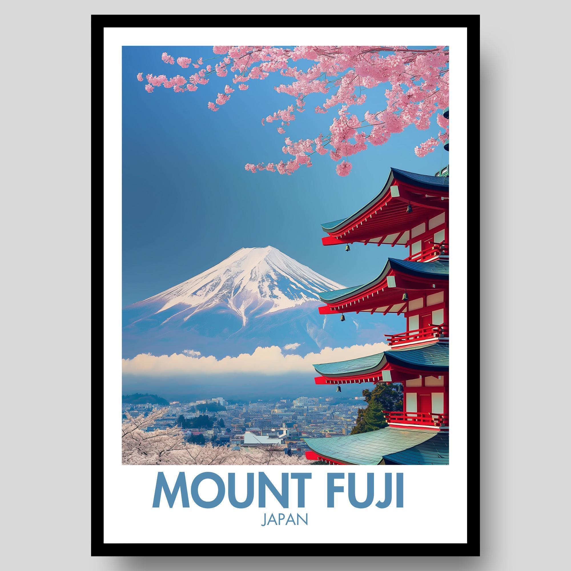 富士山ポスター - 日本の壁掛けアート - 富士山 - 日本 - 富士山