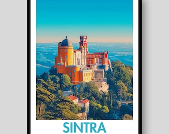 Póster de Sintra - Lámina de Portugal - Decoración de pared de Sintra