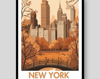New York Poster - New York City Poster - New York - New York Print - NYC Poster - New York Wall Art - New York City - New York Painting