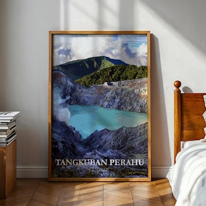 Tangkuban Perahu Poster - Indonesia Poster - Bandung Poster - Bali Poster - Java Poster - Indonesia - Volcano Poster - Bandung - Volcano