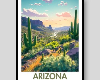 Arizona Poster - Arizona Wall Art - Arizona Prints - Arizona Gifts - Phoenix Poster - Arizona Print - Arizona Art - Phoenix - Sedona Poster