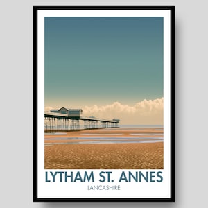 Lytham St. Annes Poster - Lancashire Poster - English Countryside - Lytham St. Annes - Lancashire - England Poster - Lytham St. Annes Print