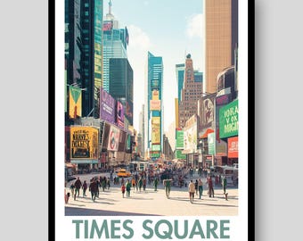 Times Square Poster - New York Poster - Times Square - New York City - Times Square Print - Times Square Wall Art - New York Gifts - NYC
