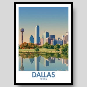 Dallas Poster - Dallas Texas Poster - Dallas - Texas Poster - Dallas Art - Dallas Print - Texas - Texas Art - Dallas Cowboys - Dallas Gift
