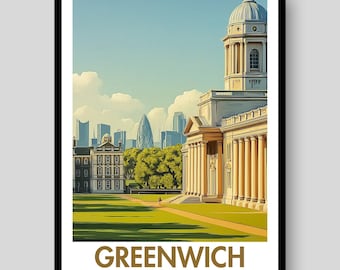 Greenwich Poster - London Poster - Greenwich Park Poster - Greenwich - London - Greenwich Park - London Wall Art - Greenwich Park Print