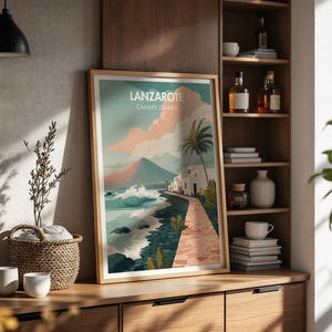Lanzarote Poster - Canary Islands Poster - Lanzarote - Spanish Poster - Lanzarote Print - Lanzarote Art - Canary Islands - Spain Poster image 5
