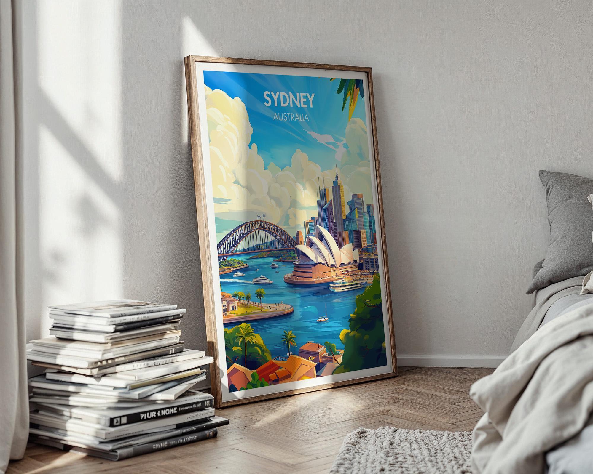 Sydney Poster - Australia Poster - Sydney Opera House - Australian