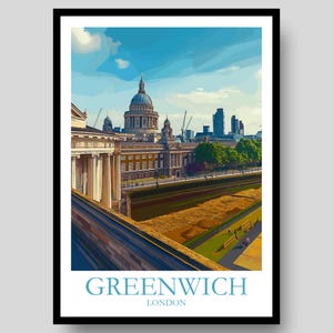 Greenwich Poster - London Poster - Greenwich Park Poster - Greenwich - London - Greenwich Park - London Wall Art - Greenwich Park Print