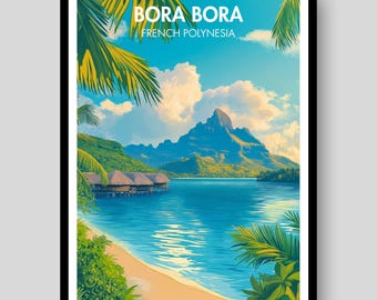 ボラボラ島ポスター - ボラボラ島 - オセアニア - 旅行ポスター