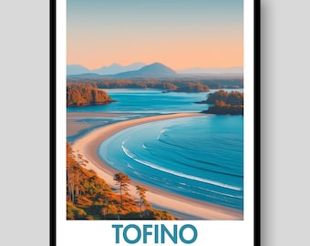 Tofino-poster - Canada-poster - Tofino - Brits-Colombia-poster - Canada - Canadese poster - Tofino-muurkunst - Brits-Colombia - Tofino-kunst