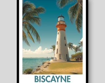 Biscayne National Park Poster - Biscayne National Park - Florida Poster - Biscayne Print - Florida - Florida Wall Art - National Park Poster