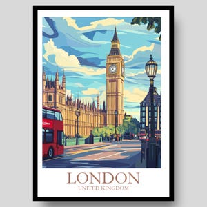 London Poster - UK Poster - London - City Poster - London Print - London Travel Poster - London Photography - Travel Poster - Big Ben