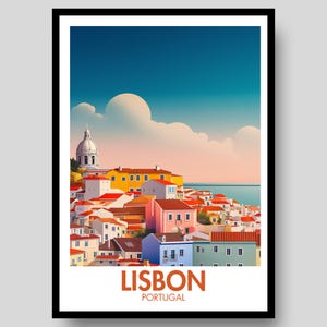 Lisbon Poster - Lisbon Print - Portugal Poster - Lisbon - Lisbon Wall Art - Lisbon Art - Portugal - Portugal Print - Portugal Wall Art