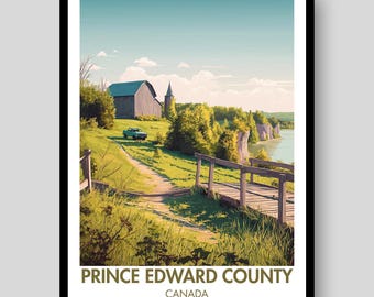Prince Edward County Poster - Prince Edward County Druck - Ontario Poster - Prince Edward County Wandkunst - Ontario Druck - Ontario Wandkunst