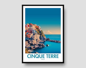 Cinque Terre Italy Poster – Italian Wall Art