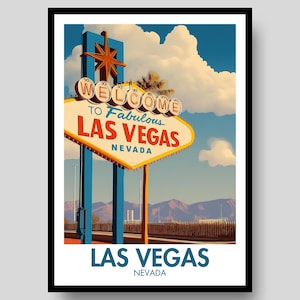 Las Vegas Poster - Las Vegas Sign - Las Vegas Print - Nevada - Las Vegas Wall Art - Las Vegas - Las Vegas Art - Las Vegas Gifts