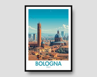 Bologna Poster – Italy Travel Art Print