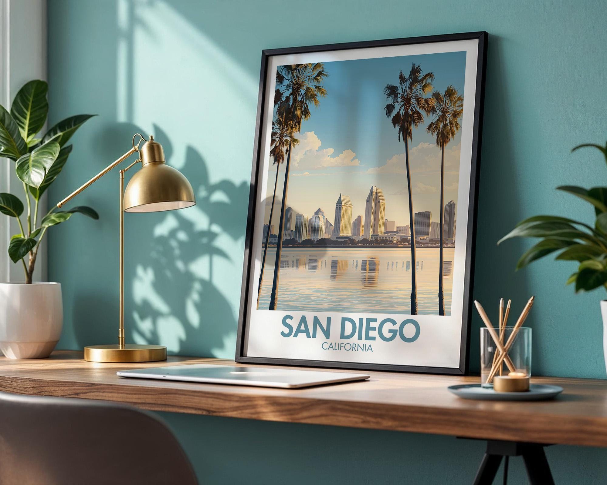 San Diego Poster - San Diego Wall Art - California Poster - San Diego ...