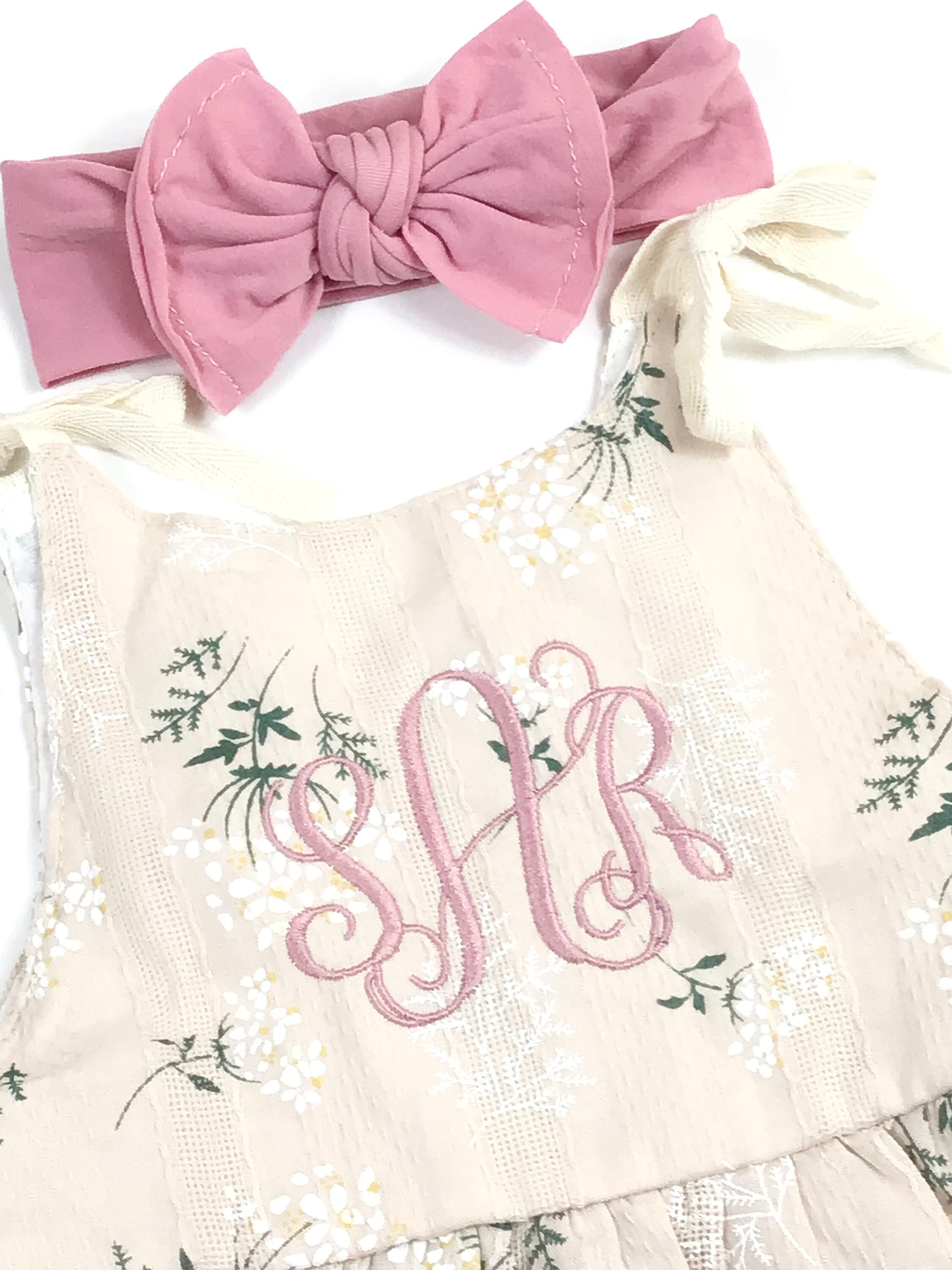 Monogram Baby Gift Set Monogram Baby Romper Baby Shower Gift Etsy