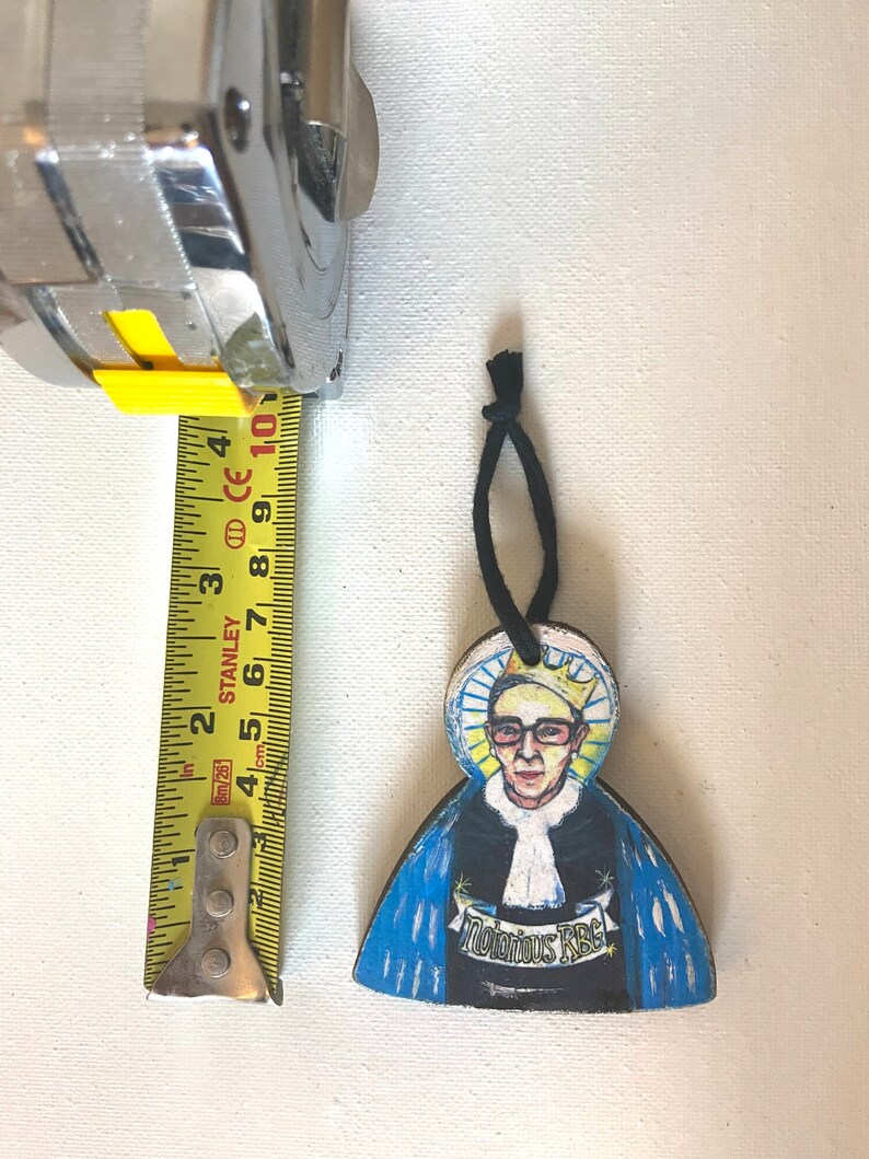 Ruth Bader Ginsburg, RBG , Ornament, Notorios RBG, rip RBG, Ruth Bader Ginsburg Angel, Feminist Art image 2